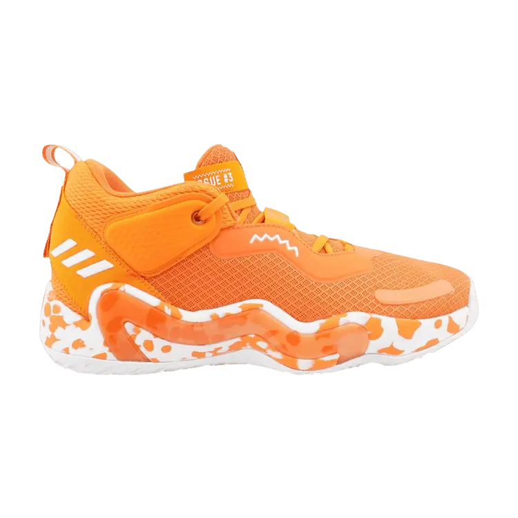 

Кроссовки adidas D.O.N. Issue 3 Team Orange, оранжевый