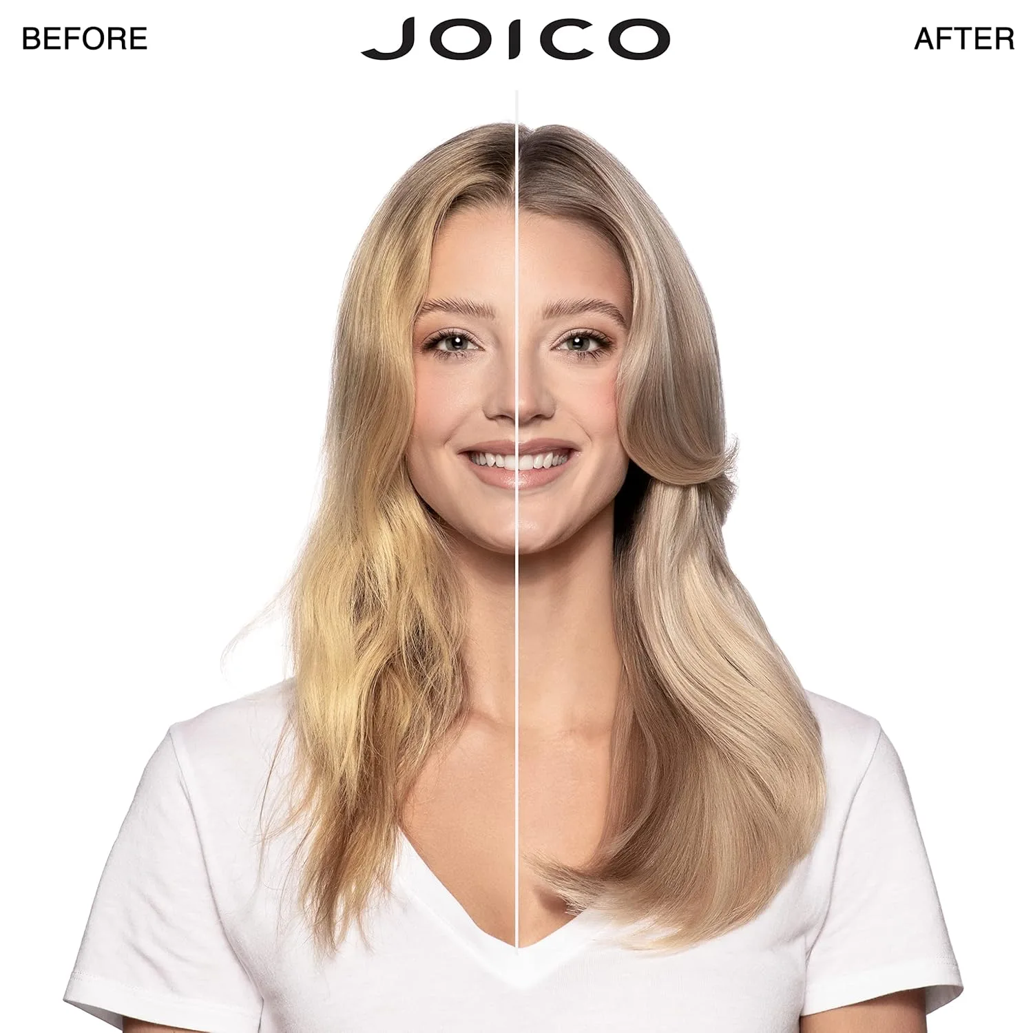 Набор шампуня и кондиционера Joico Color Balance Purple, устраняет нежелательные желтоватые и медные оттенки, подходит для холодных светлых или седых волос. 1000 мл (2 шт.), yellow — фото 2