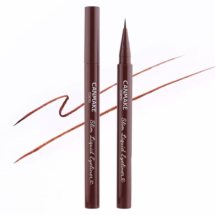 

Canmake Тонкая жидкая подводка для глаз 0,7г. 02 Коричневый, Brown