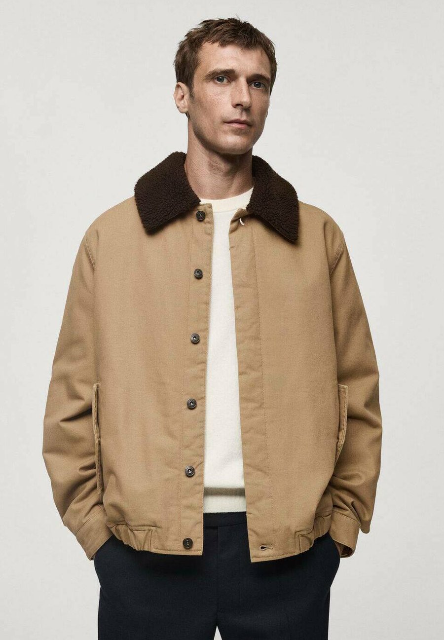 

Куртка Mango Light jacket, Brown