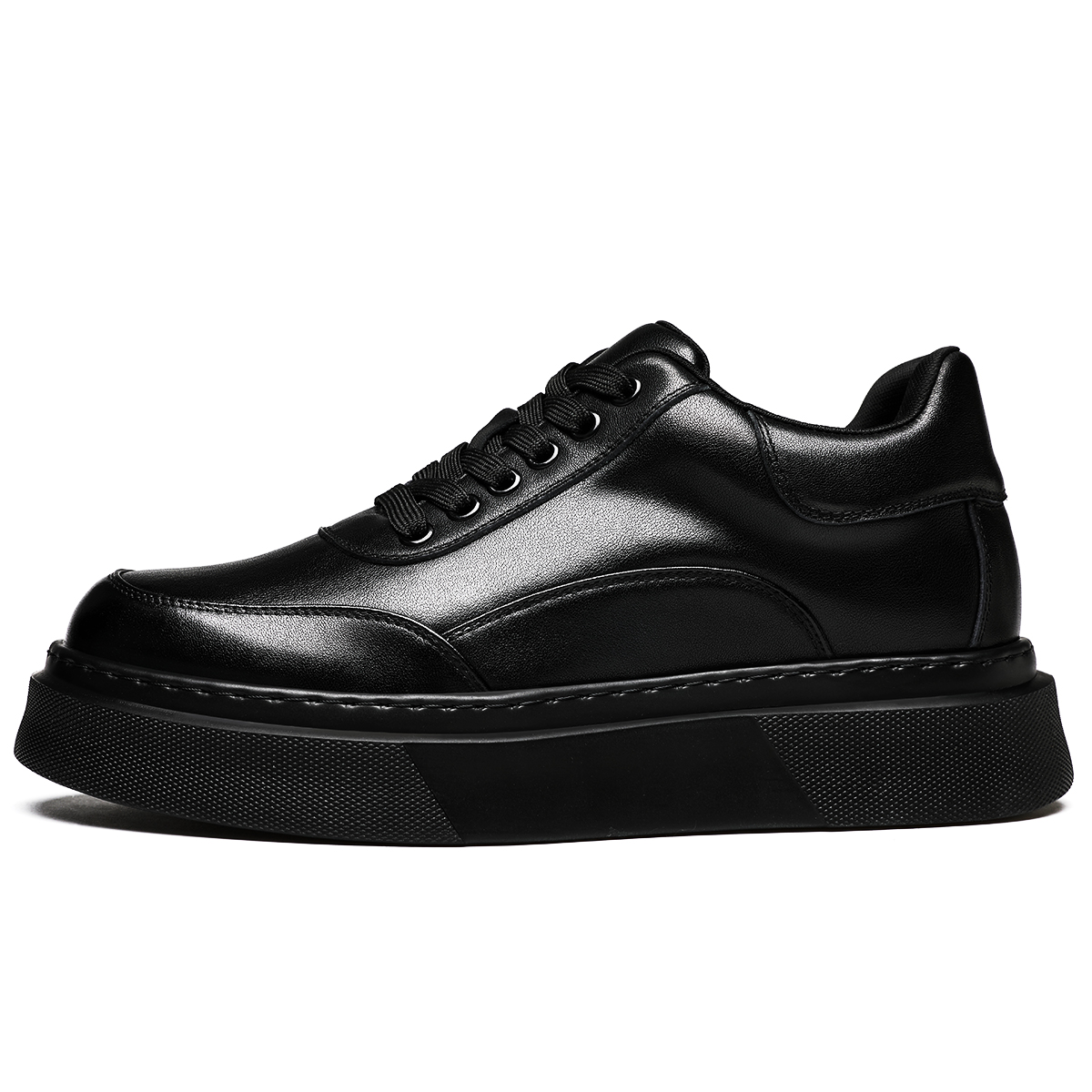 

CHINT Кроссовки Cushioning Abrasion Resistant Lightweight Height Increasing Mat Low top Skateboard Shoes Men's Black