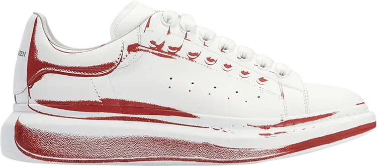 

Кроссовки Alexander McQueen Oversized Sneaker 'Stamped - White Lust Red', белый, Белый;коричневый, Кроссовки Alexander McQueen Oversized Sneaker 'Stamped - White Lust Red', белый