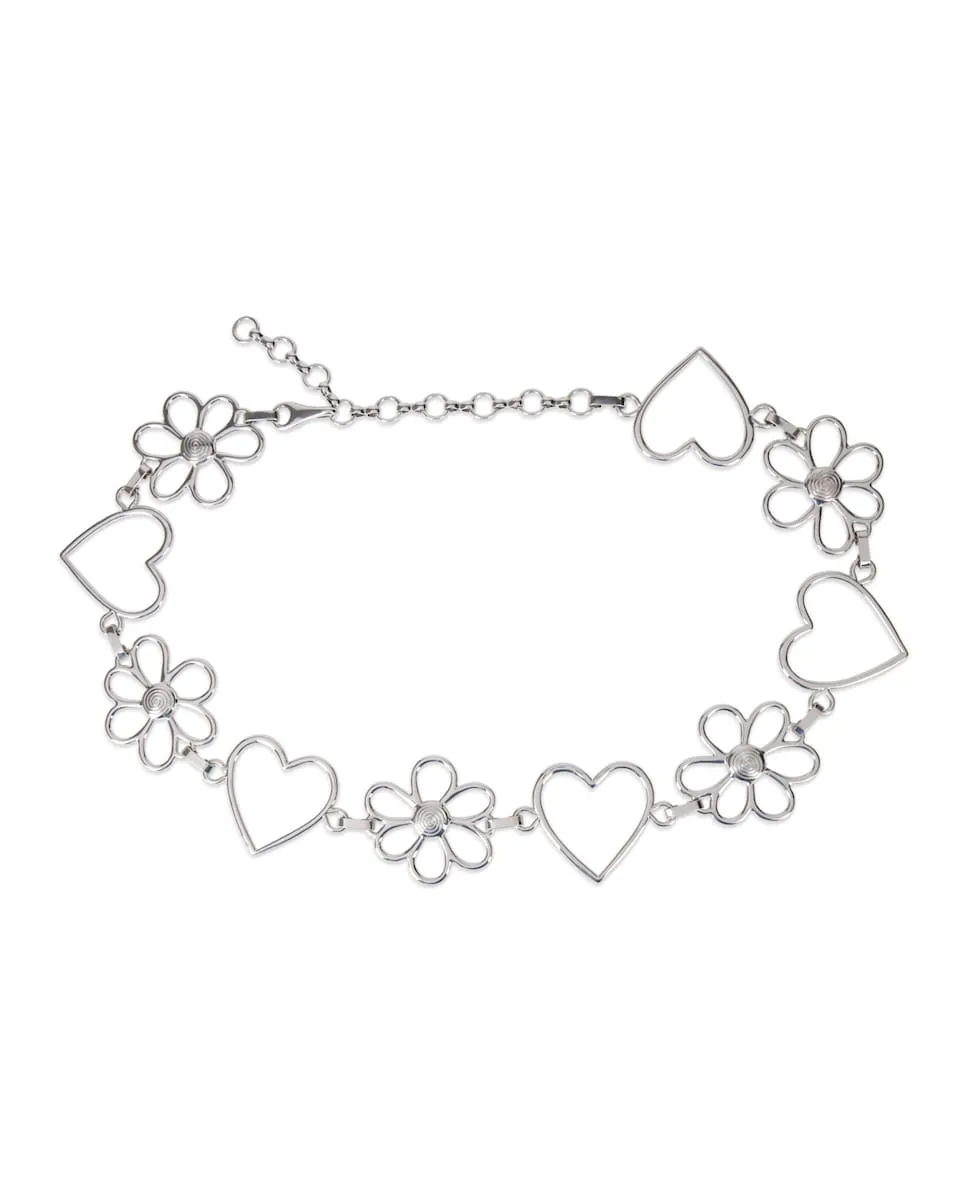 

Серебряный женский ремень-цепочка The Kooples, серый