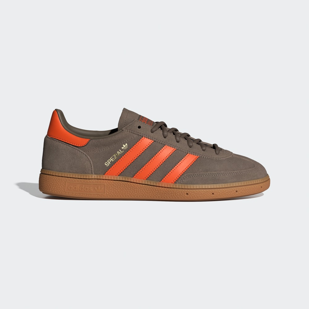 

Кроссовки Adidas Handball Spezial Shoes, цвет Cargo Brown/Orange/Gold Metallic