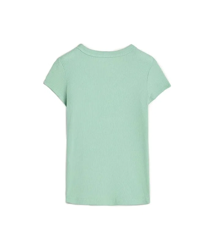 Футболка Essential Baby Tee abercrombie kids, Birds Egg Green — фото 2
