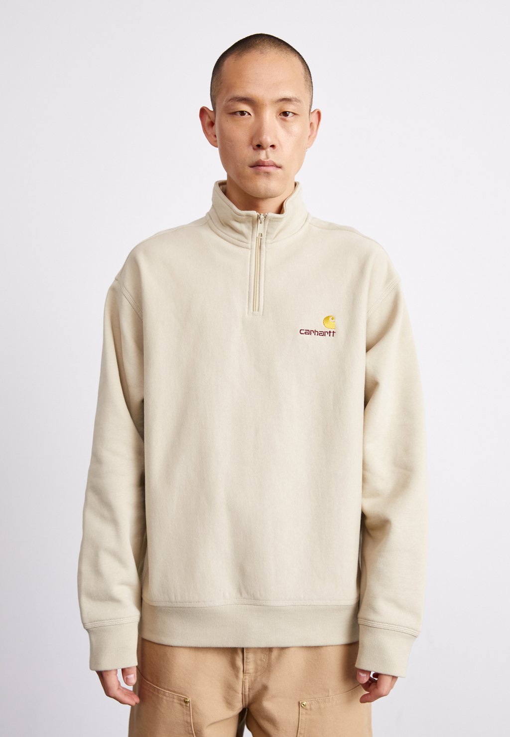 

Толстовка HALF ZIP AMERICAN SCRIPT Carhartt WIP, бежевый