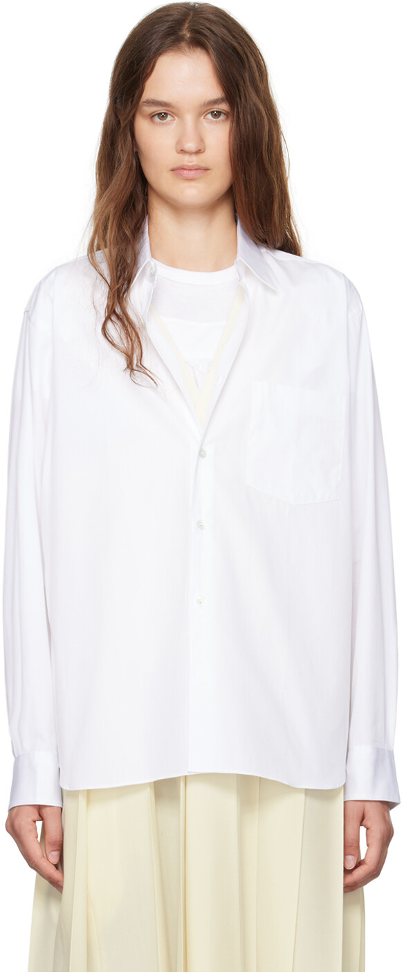 

Рубашка с накладным карманом Comme des Garcons Shirt, белый