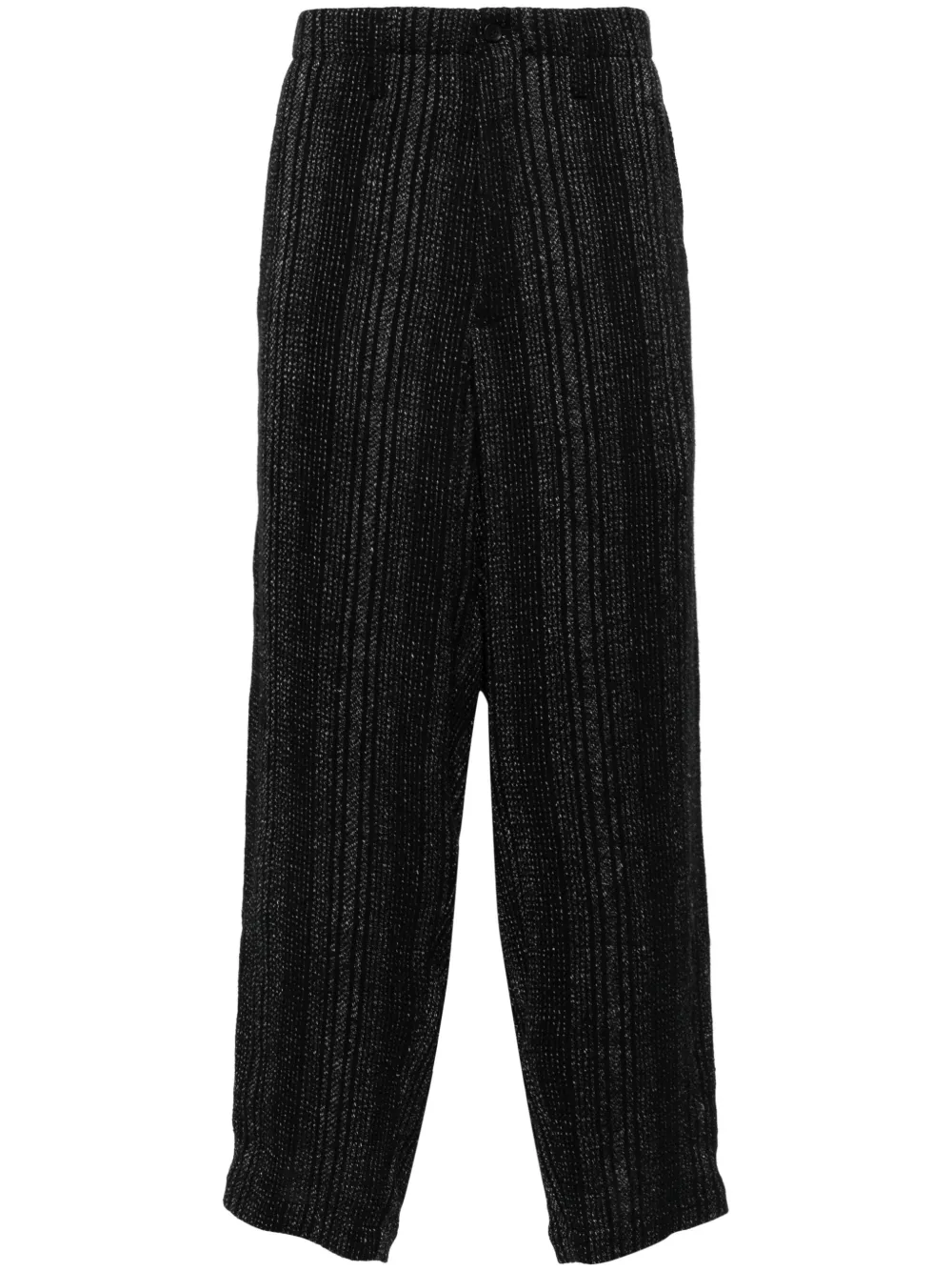 

Брюки широкого кроя Yohji Yamamoto, черный