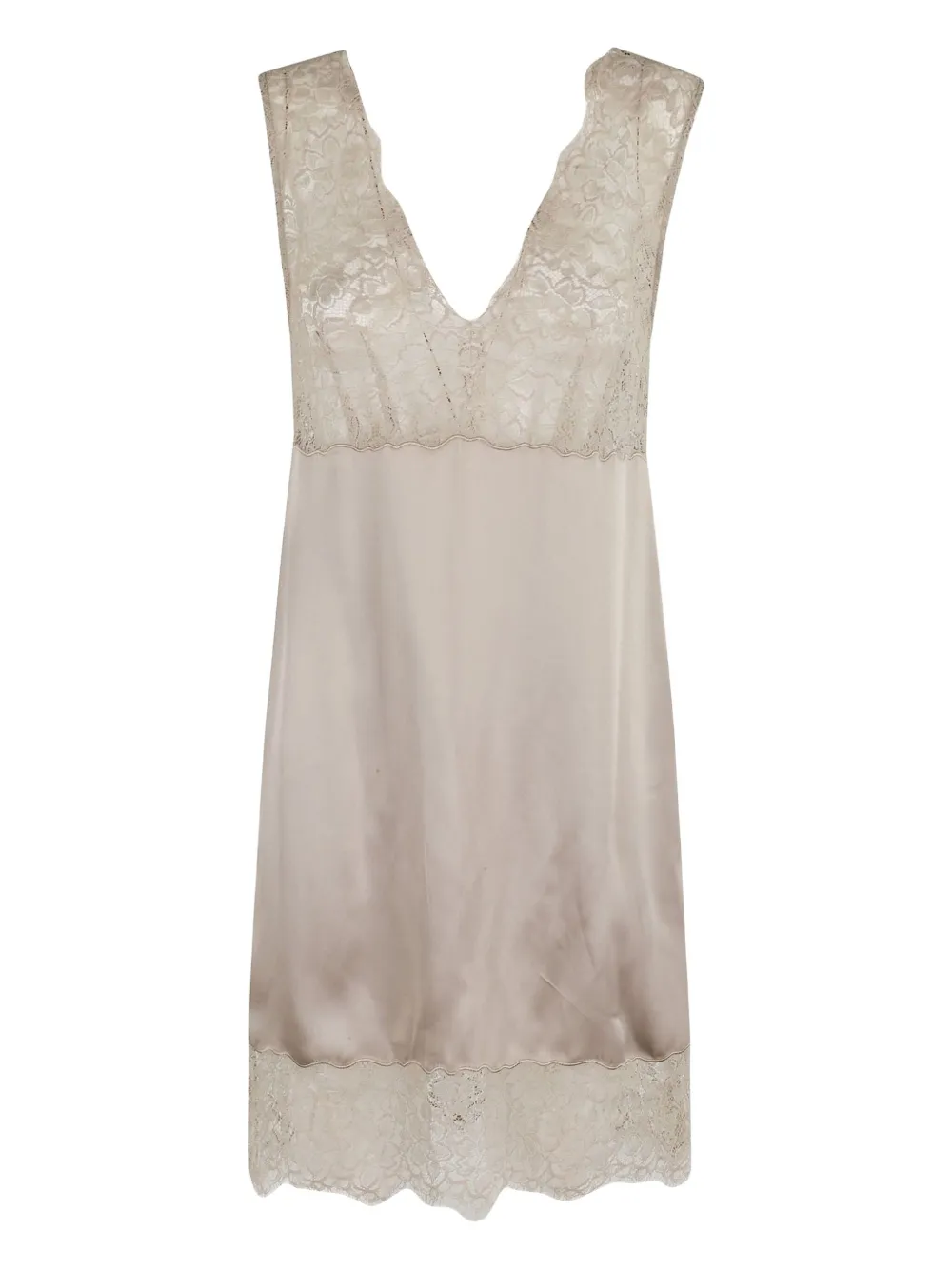 

Кружевное платье с V-образным вырезом Marella, нейтральный