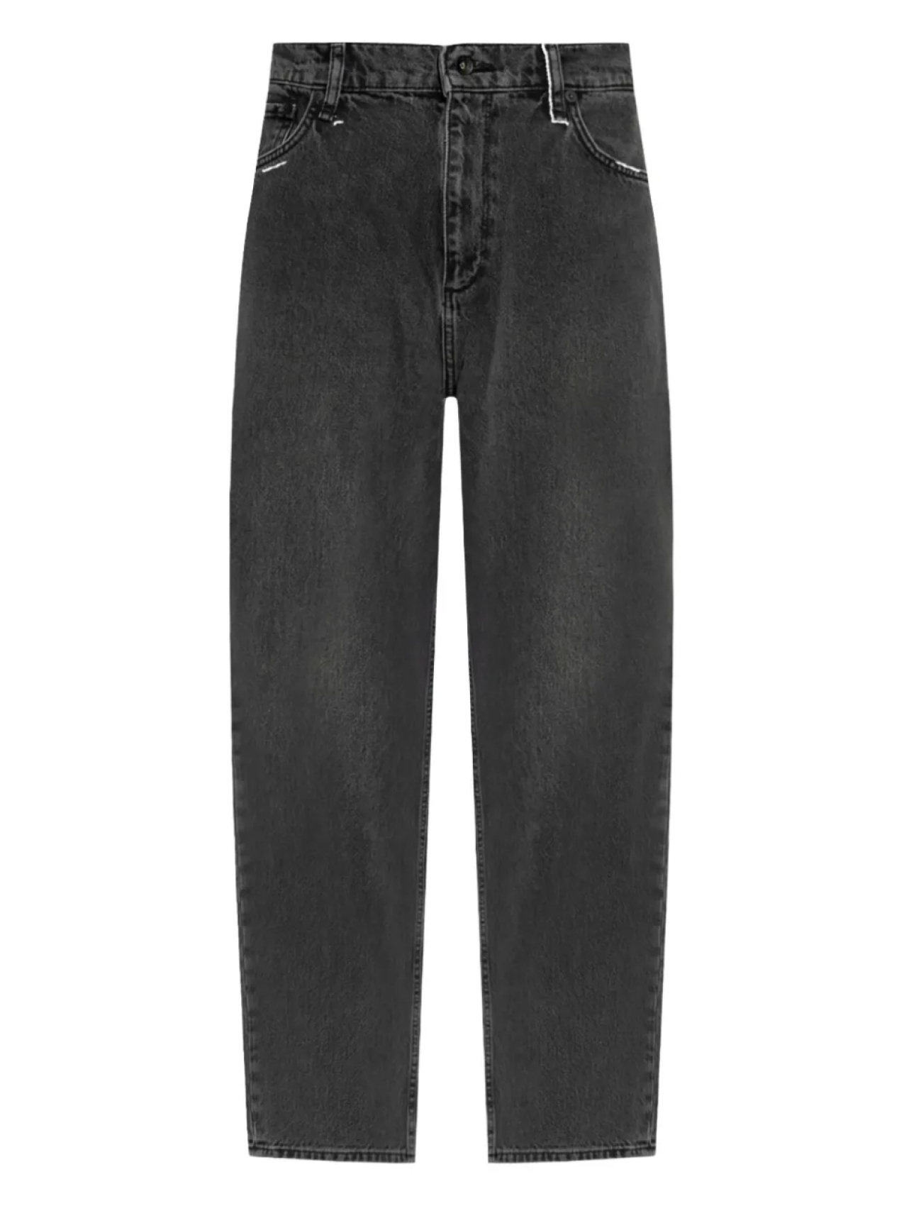 

Джинсы с широкими штанинами rag & bone, черный