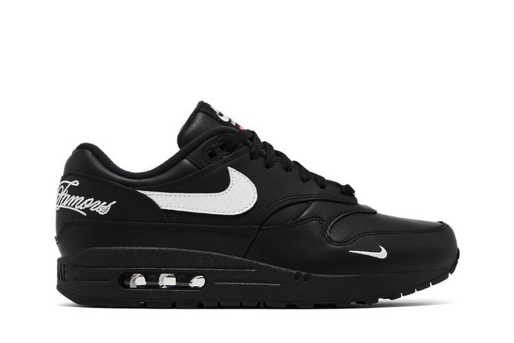 

Кроссовки Supreme x Air Max 1 '87 SP 'Black White', черный