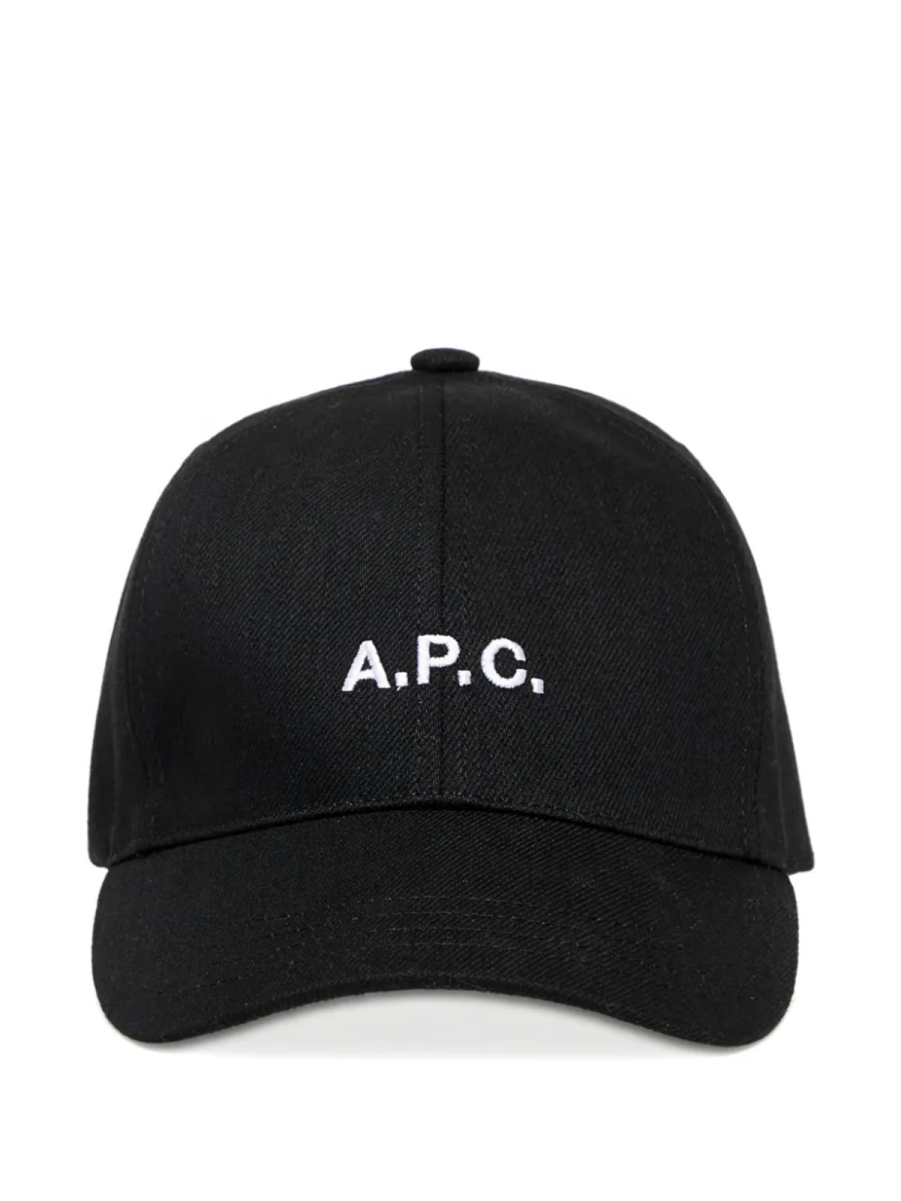 

Бейсболка с вышитым логотипом APC A.P.C., черный