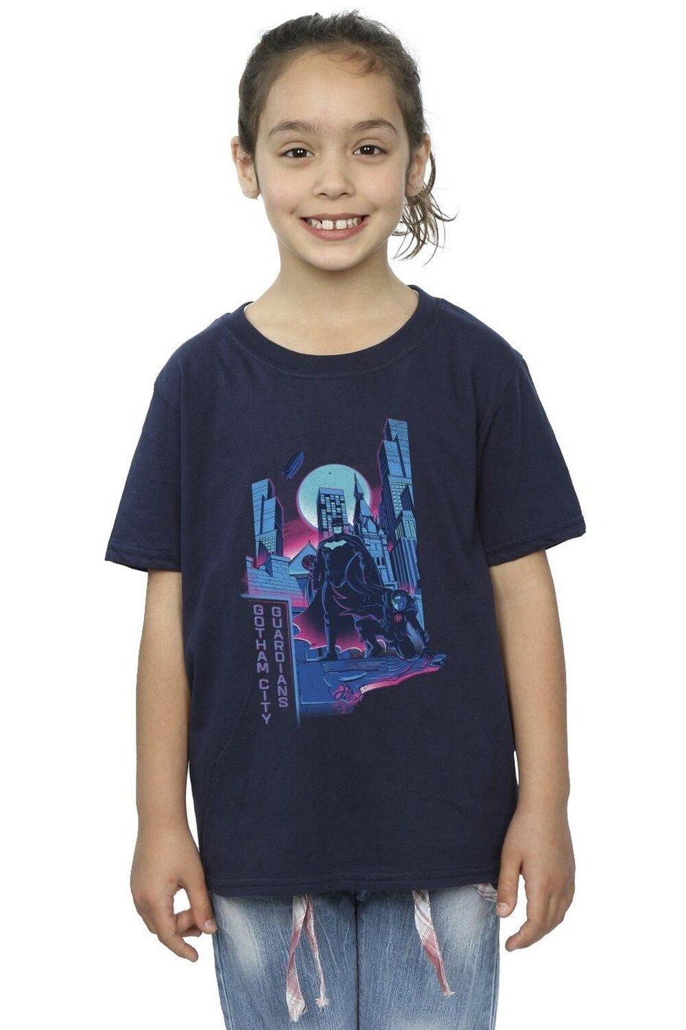 

Хлопковая футболка Batman Gotham Guardians DC Comics, темно-синий