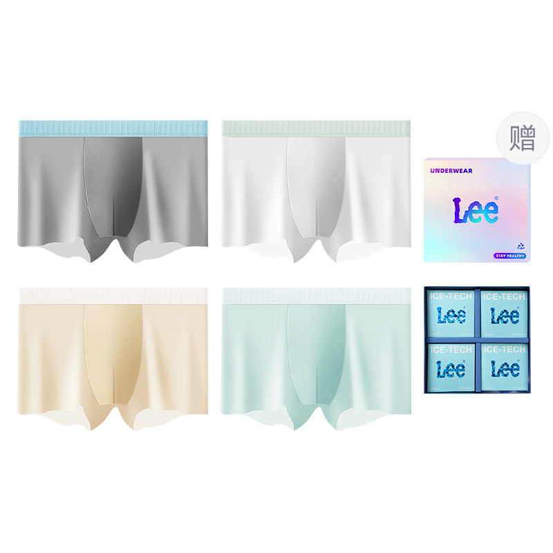 

Классические 101 Underpants мужские боксеры 4 шт Lee, белый