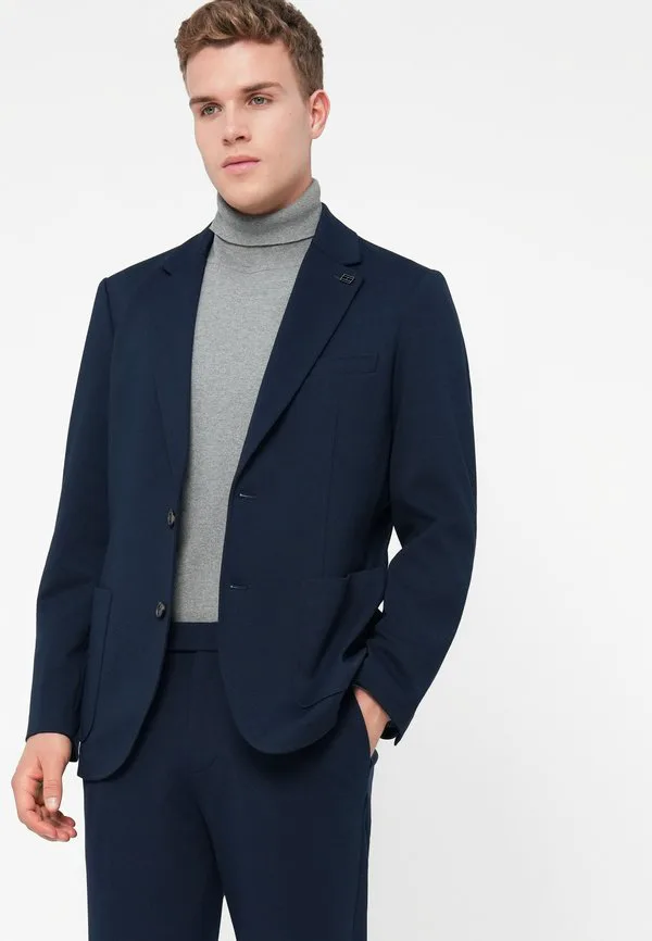 Функциональные брюки в стиле smart casual прямого кроя Tommy Hilfiger, Dark Night Navy — фото 4