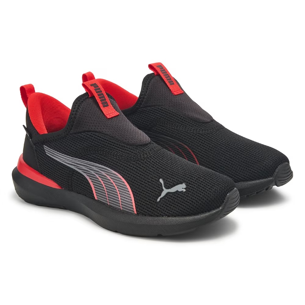 

Детские кеды без шнурков Kruz от Puma для маленьких детей, black/red