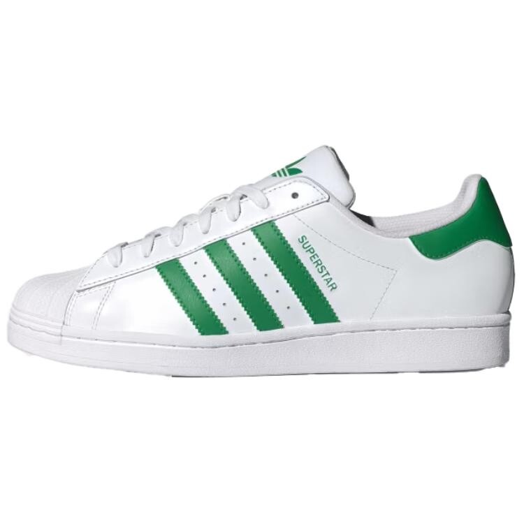 

Кроссовки Adidas Superstar 'White Green', зеленый