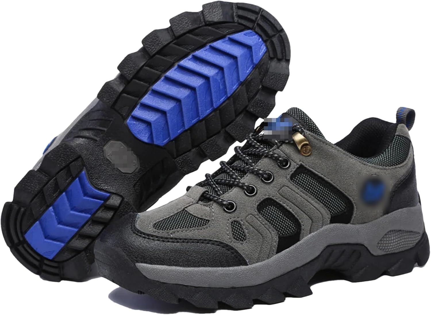 

Зимние и весенние мужские и женские походные кроссовки, модные повседневные теплые кроссовки с мехом для трейлового бега, шнуровка Kelsiop, серый