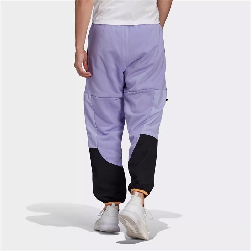 Повседневные брюки мужские фиолетовые Adidas, фиолетовый — фото 3
