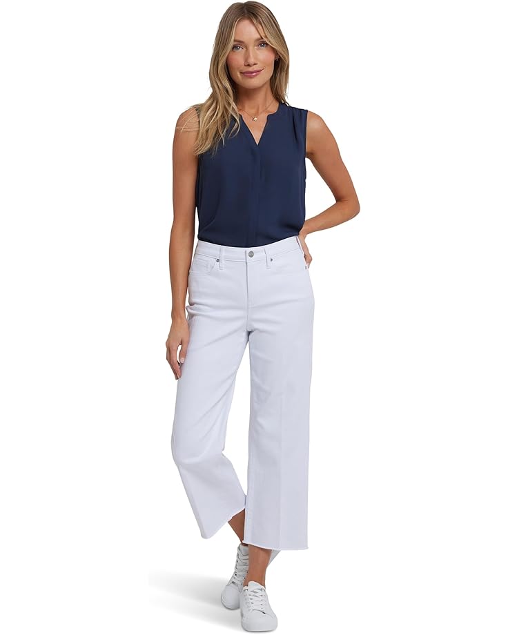 

Джинсы NYDJ Coco Relaxed Wide Leg Crop Jeans, цвет Optic White