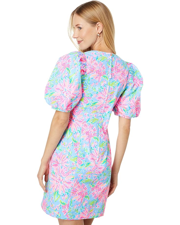 

Платье Lilly Pulitzer Roni Short Sleeve Stretch, цвет Blue Peri Sunrise Bay