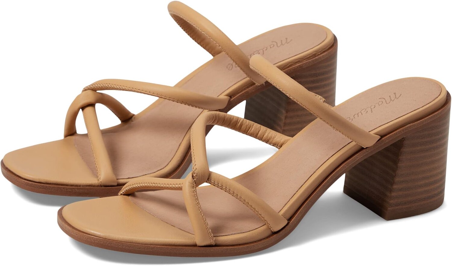 

Туфли Madewell The Tayla Sandal in Leather, цвет Vintage Beige