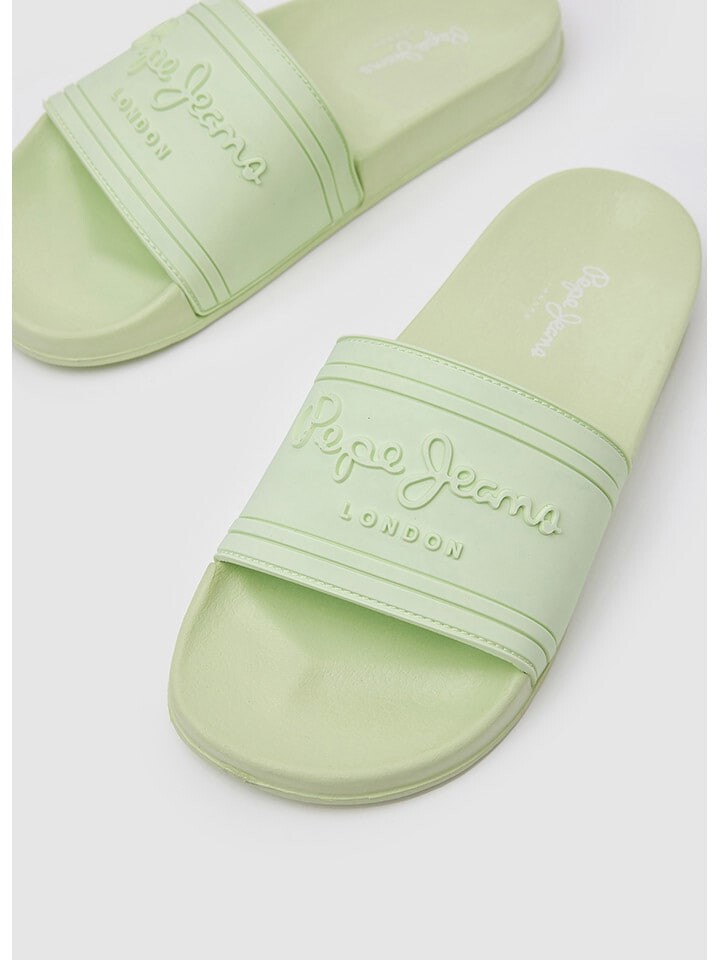 Мюли Pepe Jeans, зеленый — фото 3