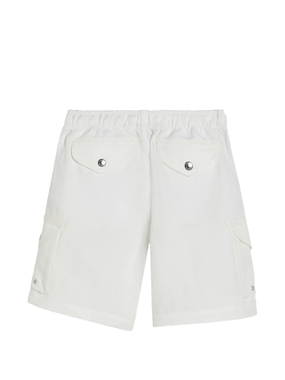 Бермуда-шорты карго на кулиске Brunello Cucinelli Kids, белый — фото 2