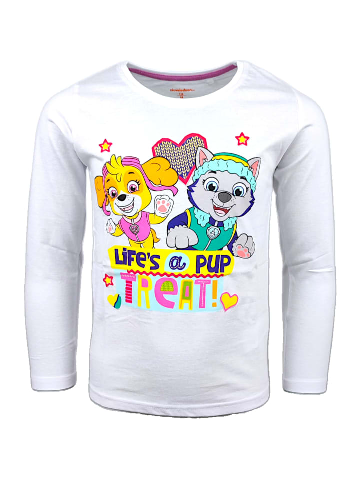 

Рубашка с длинным рукавом Paw Patrol, белый