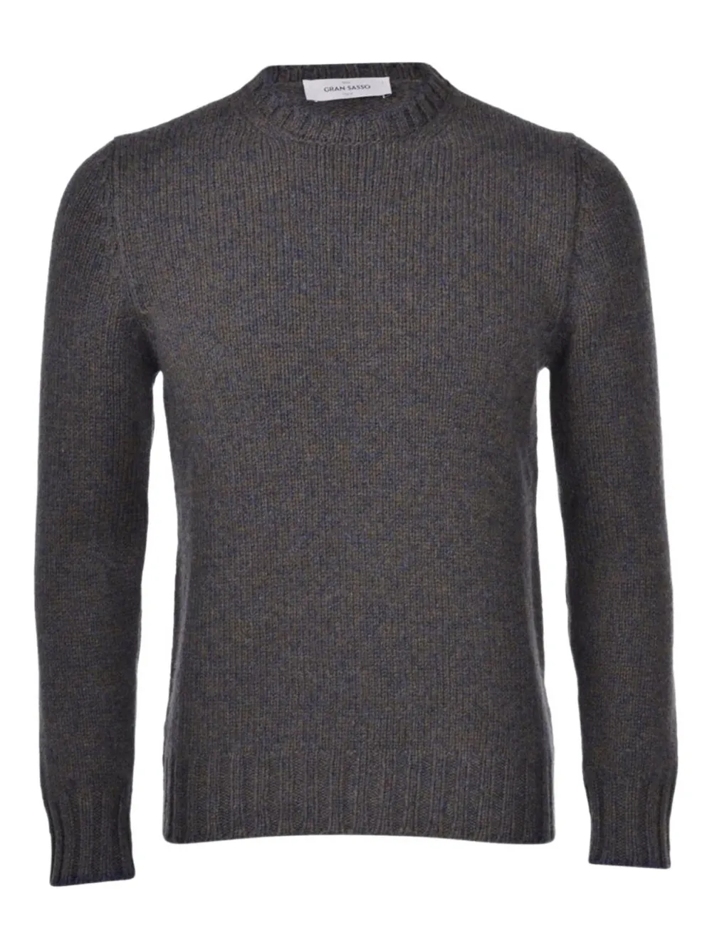 

Шерстяной свитер в рубчик Gran Sasso, серый