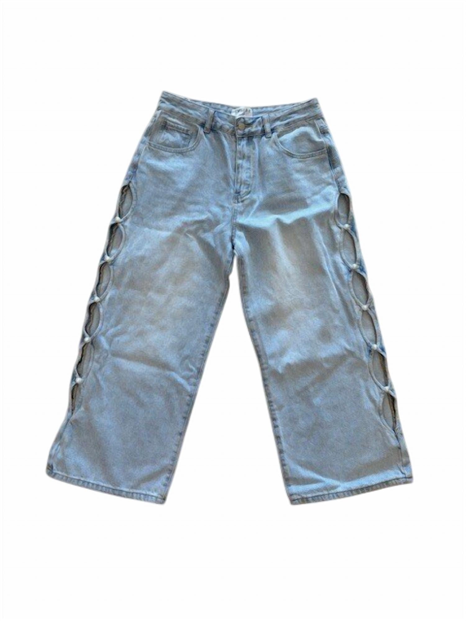 

Женские джинсы с жемчужными вырезами Denim Twelve, Denim