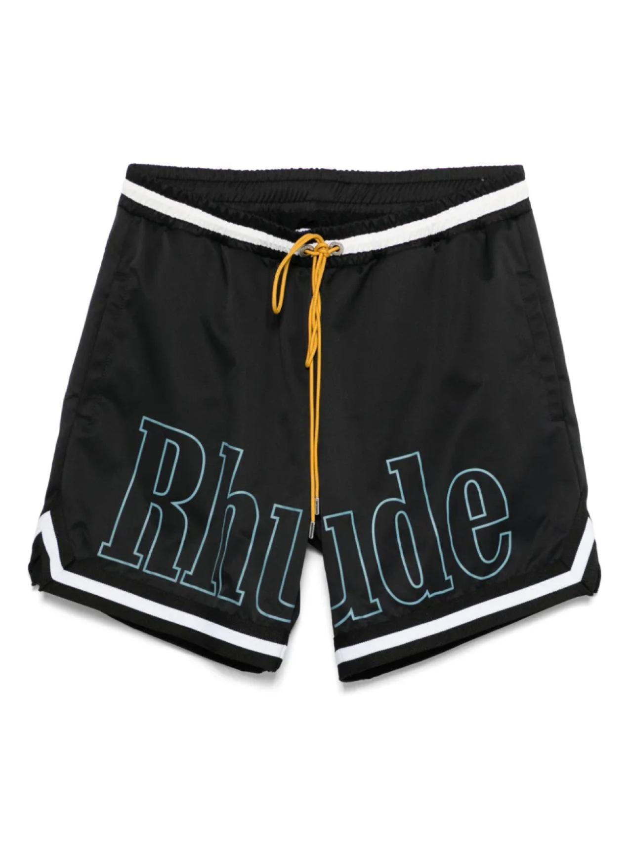 

Шорты для плавания с логотипом RHUDE, черный