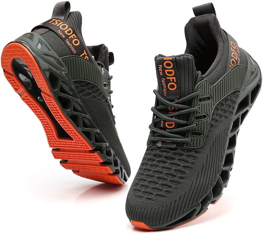 

Мужские кроссовки для бега, нескользящие, спортивные, для тенниса и ходьбы, модные кеды Ezkrwxn, зеленый