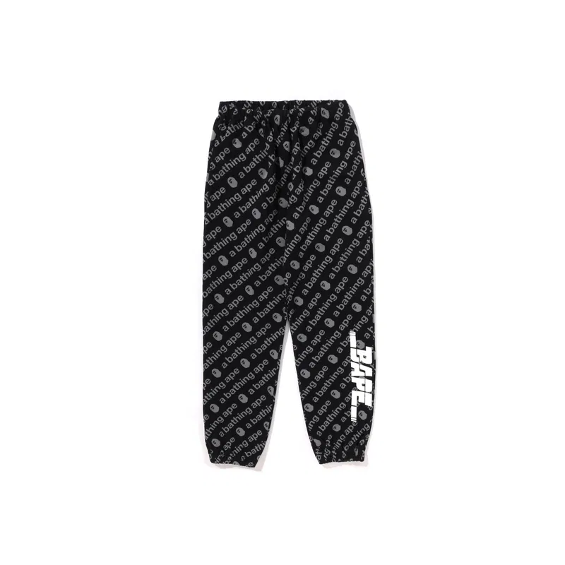 Спортивные штаны трикотажные A Bathing Ape черные