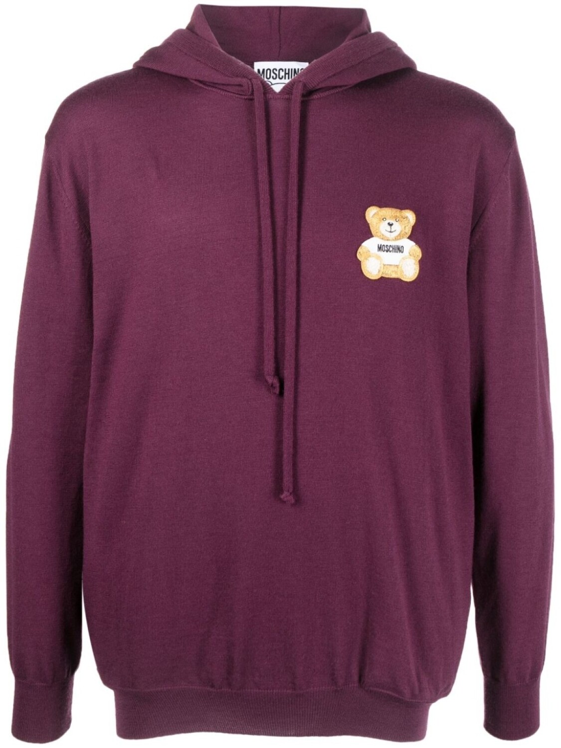 

Moschino худи Teddy Bear из вирджинской шерсти, фиолетовый