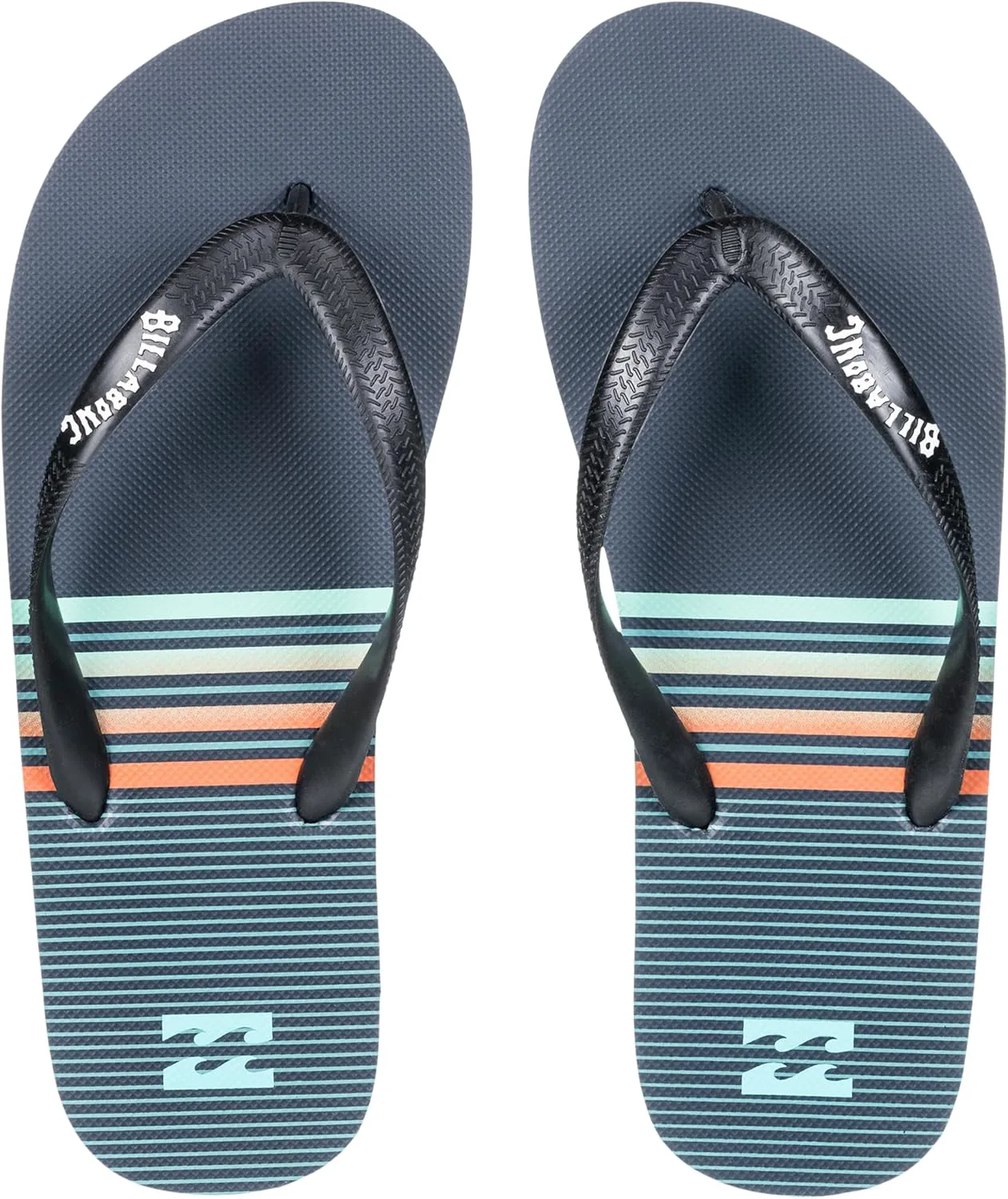 Шлепанцы Billabong mens Tides Classic Printed, темно-синий — фото 3