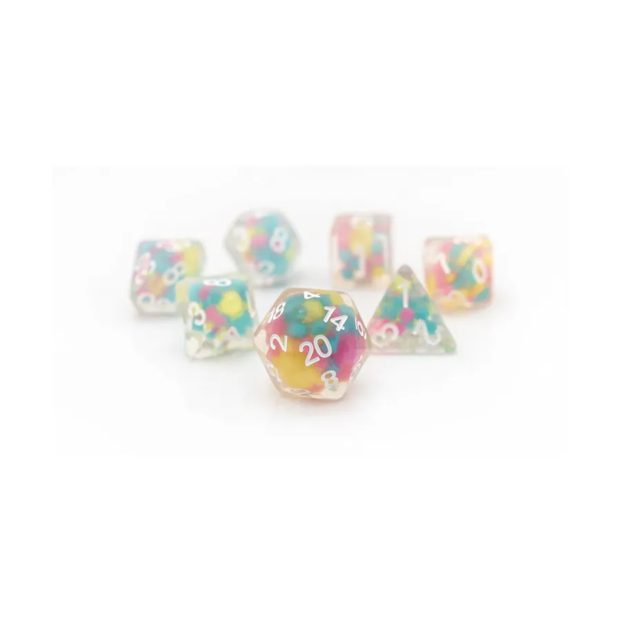 

Поли-набор - Светлячок-талисман удачи (8), RPG Dice Sets