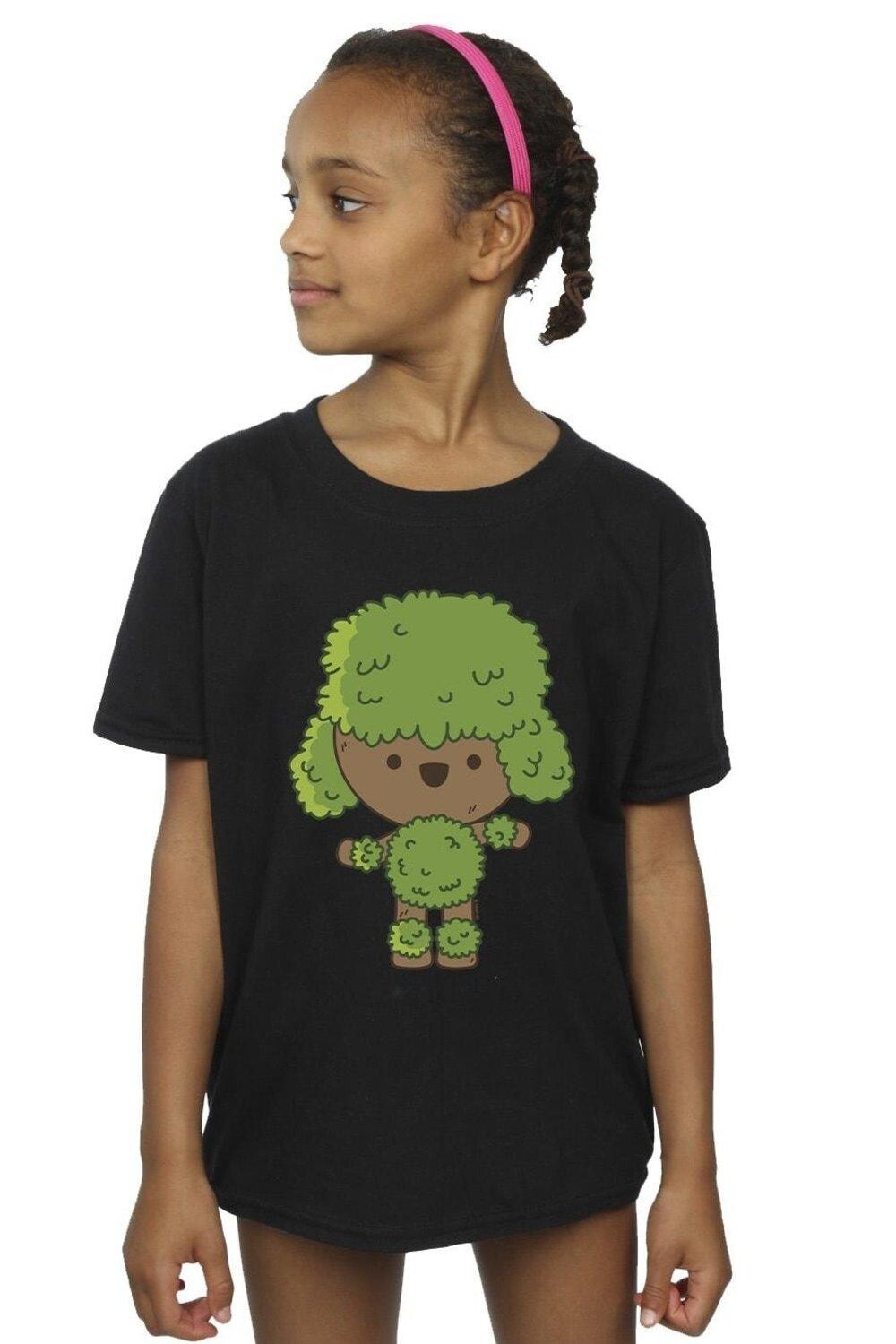 

Хлопковая футболка I Am Groot Chibi Dance Marvel, черный