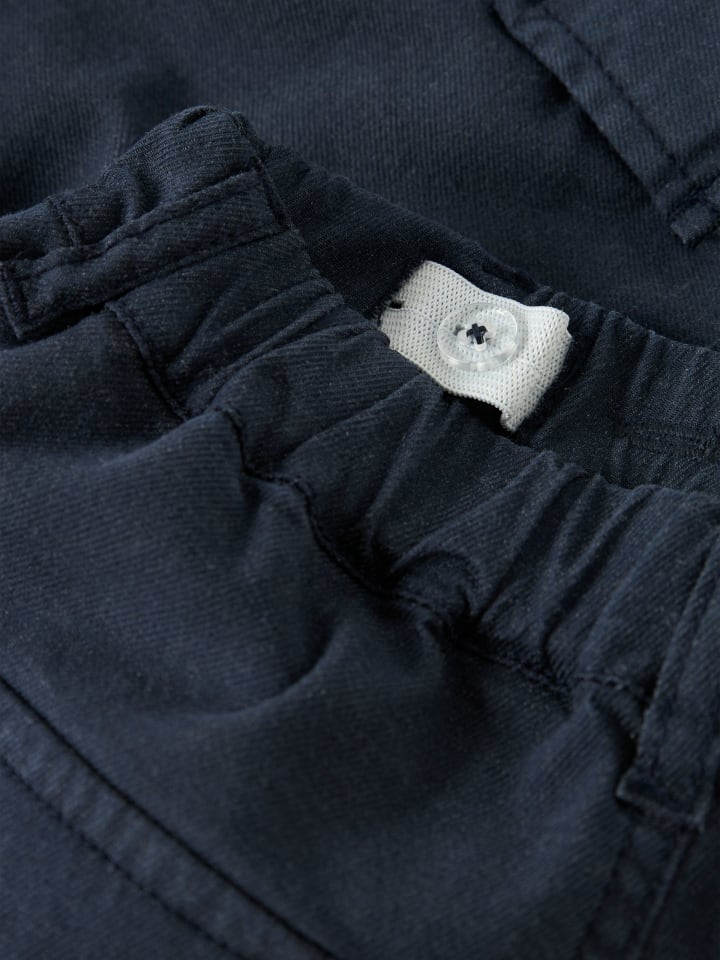 Брюки-карго для мальчиков Name it NMMBEN TAP CARGO TWI PANT 8950-PO, темно-синего цвета, модель Blazer — фото 4