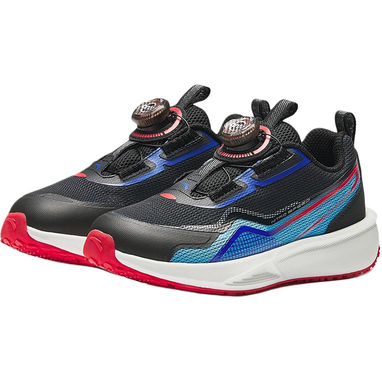 Низкие кроссовки Hydrogen Leap Cushioning для детей от 3 до 7 лет Antakids, черный/синий — фото 2