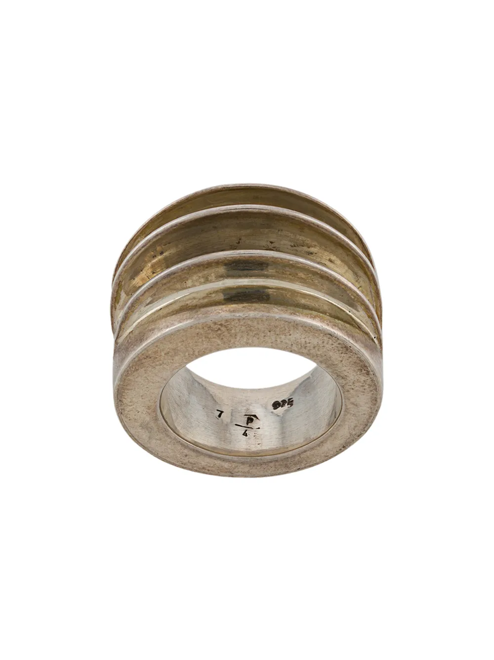 

Кольцо Foldform Crescent Parts Of Four, серебристый