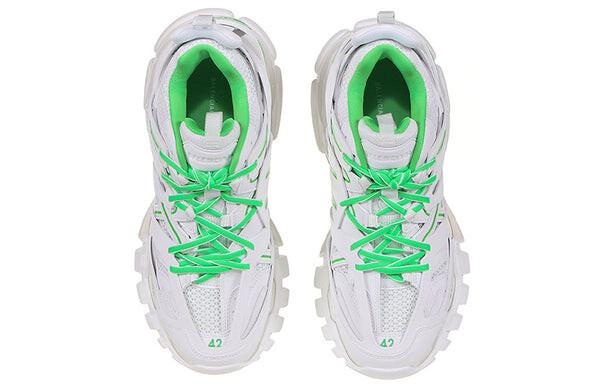 Кроссовки track.2 sneaker 'fluo green' Balenciaga, белый — фото 4
