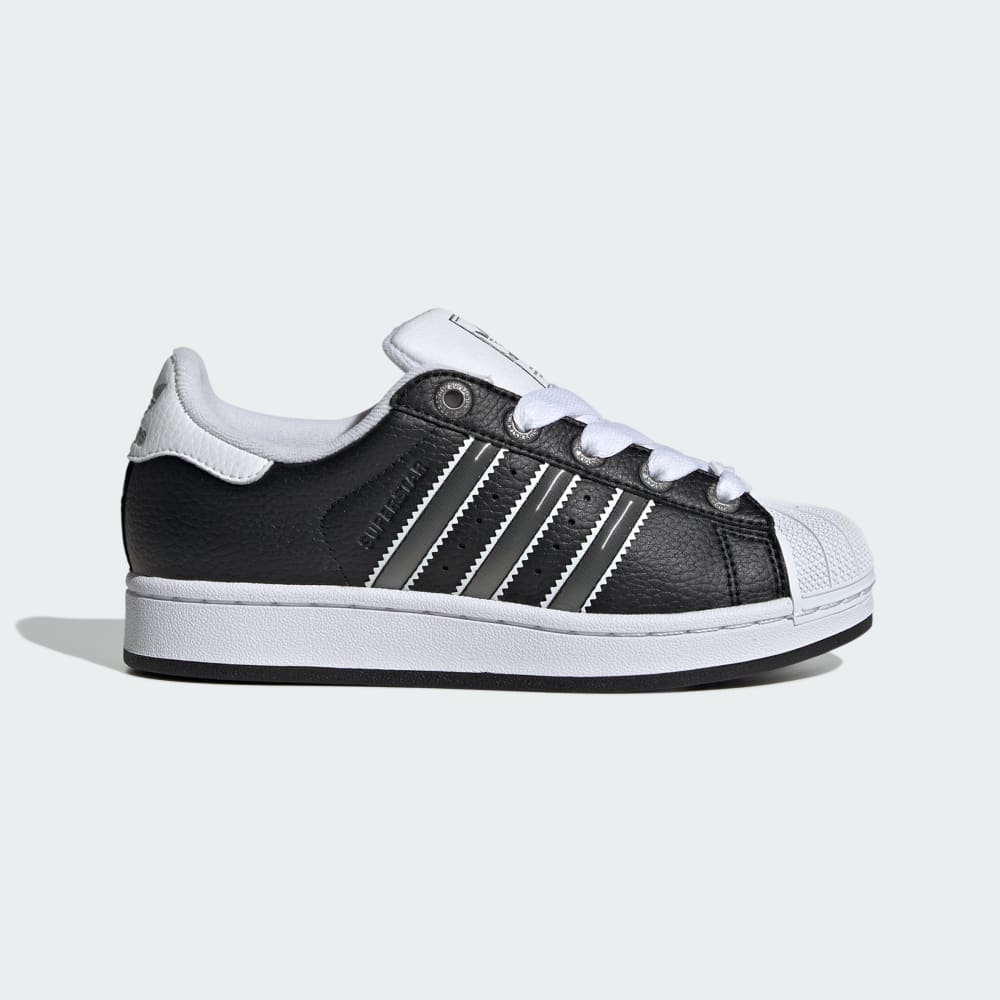 

Кроссовки Adidas Superstar II Shoes Kids, цвет Core Black/Matte Silver/Cloud White