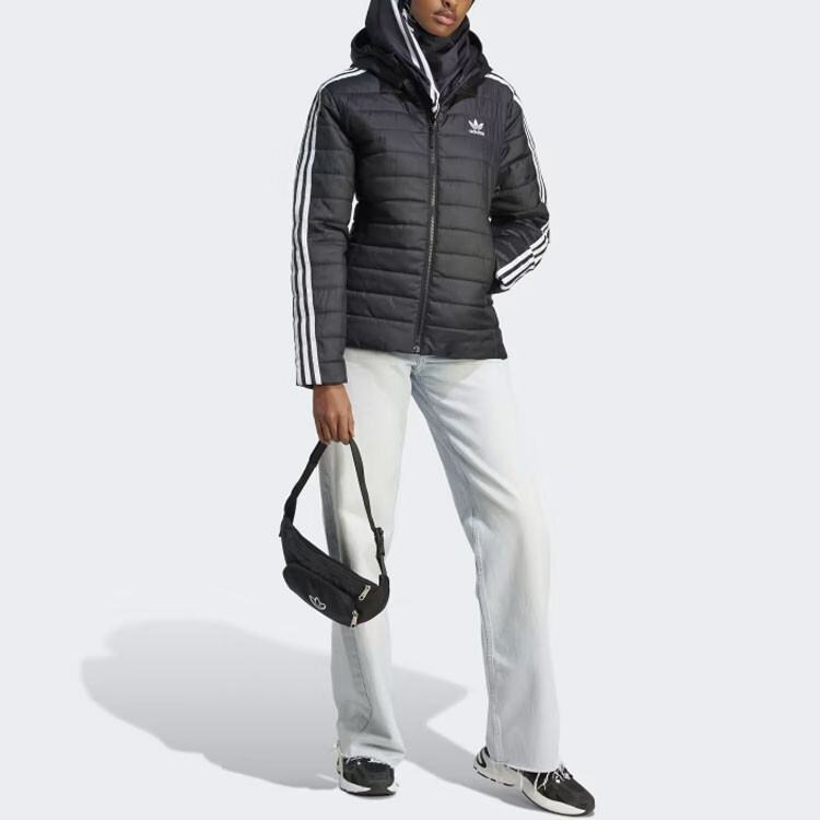 Куртка женская черная Adidas Originals — фото 4