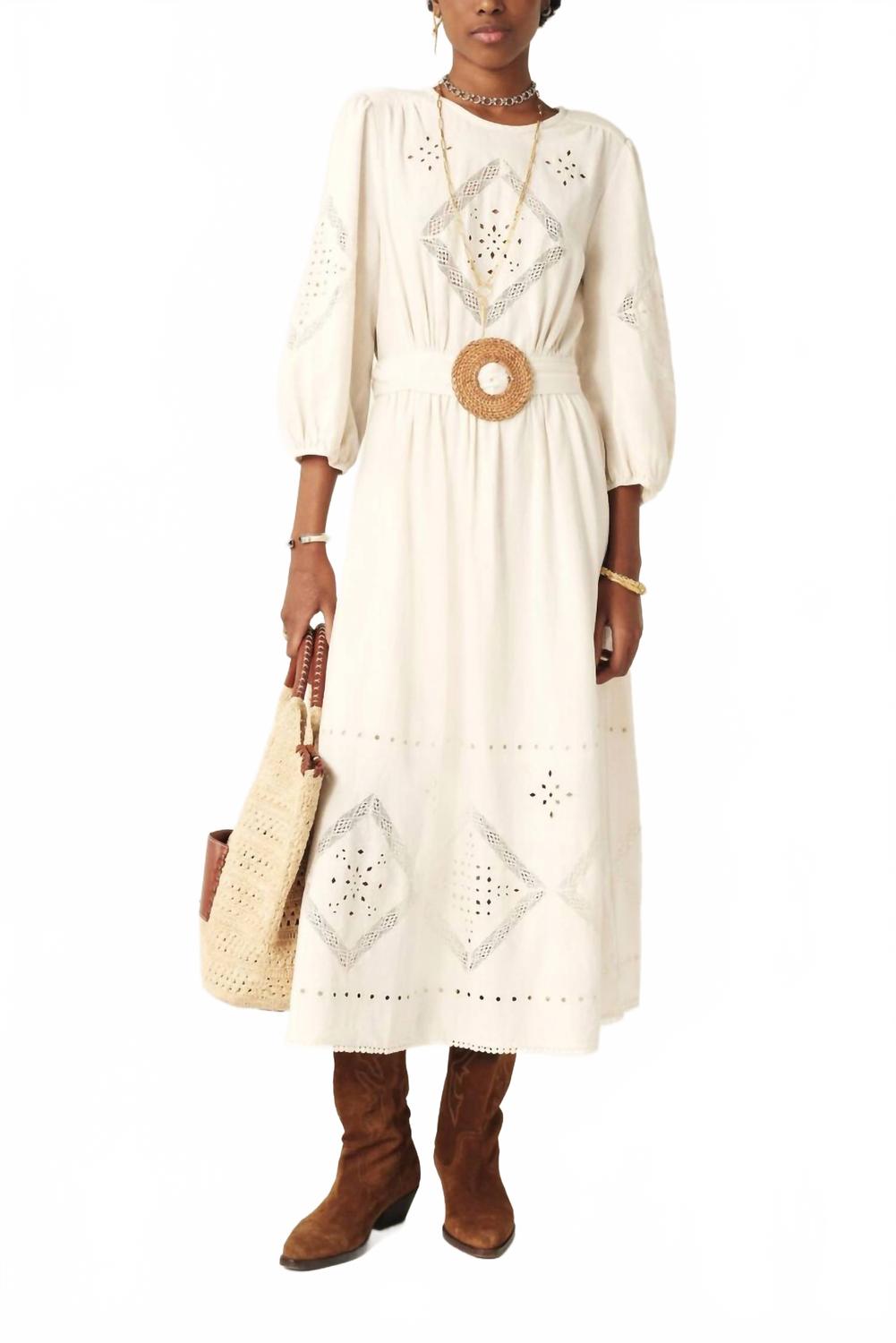 

Платье Эльвина в цвете экрю Ba&sh, Ecru