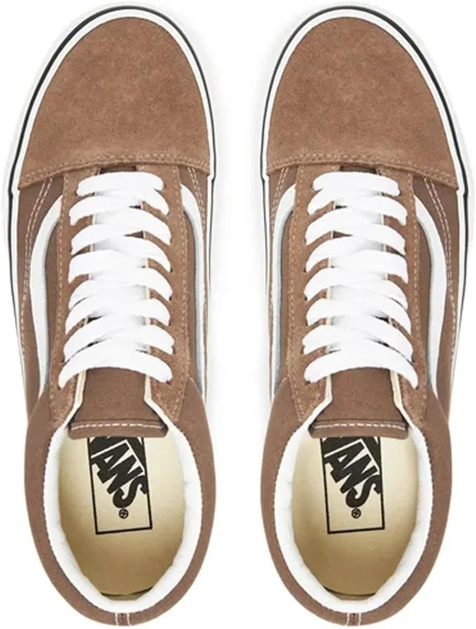 Кроссовки Vans Old Skool унисекс, повседневные, VN000D7Z1NU1, коричневые — фото 3