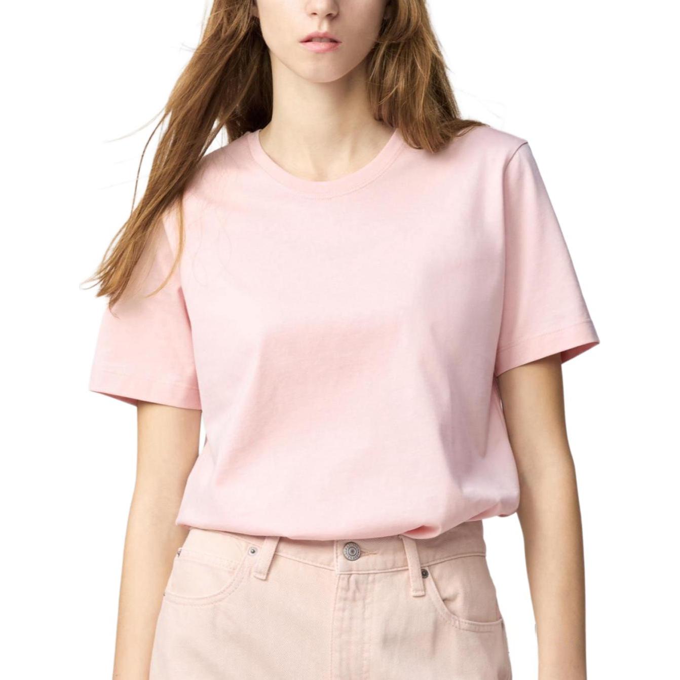 

UNIQLO Футболка женская розовая, Розовый, UNIQLO Футболка женская розовая