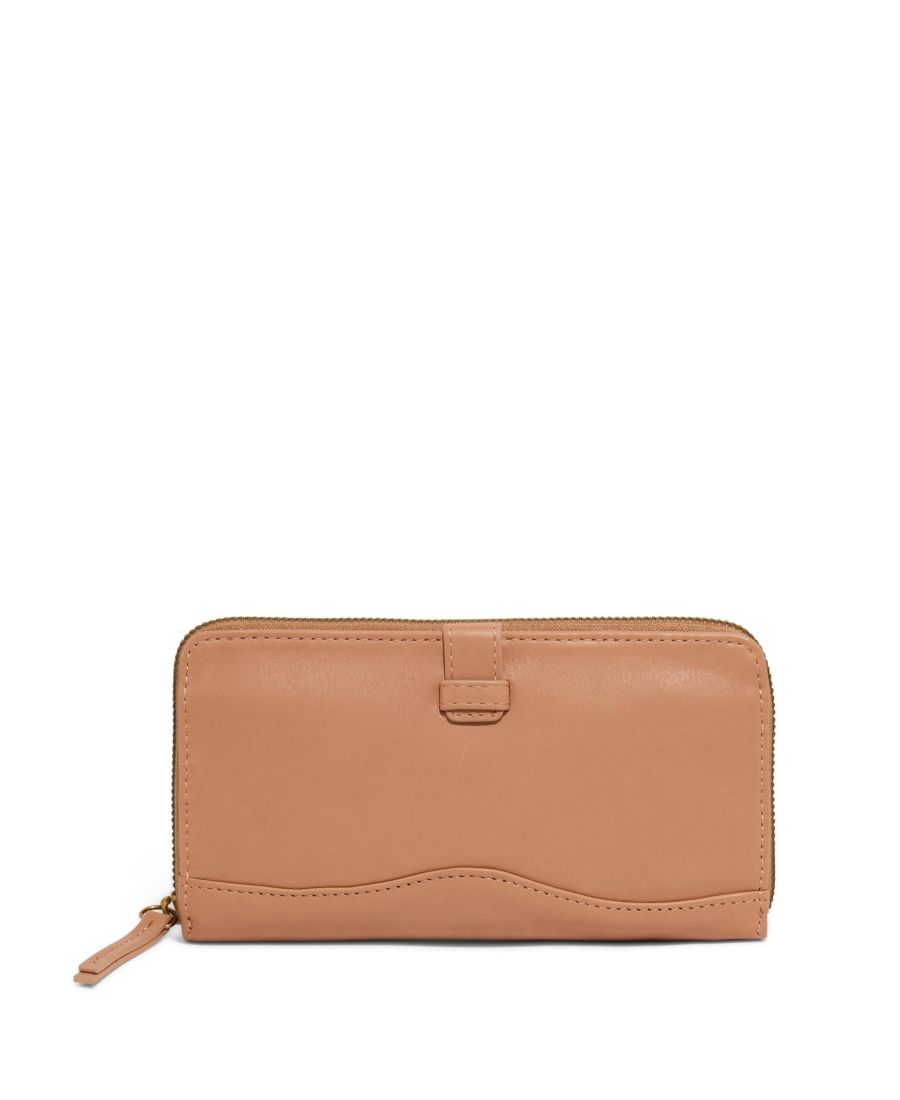 

Большой кошелек на молнии American Leather Co, Nutmeg