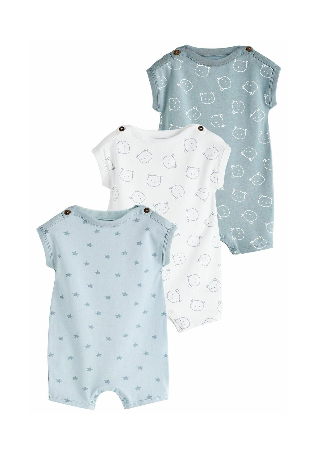 

Комбинезон 3 PACK REGULAR FIT Next, цвет blue white bear