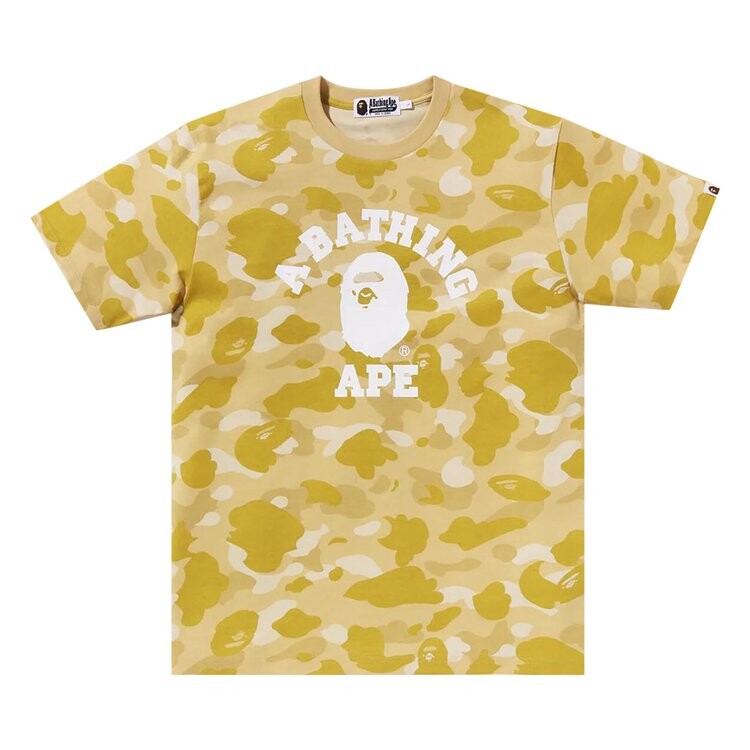 

Футболка BAPE Color Camo College Tee, желтый